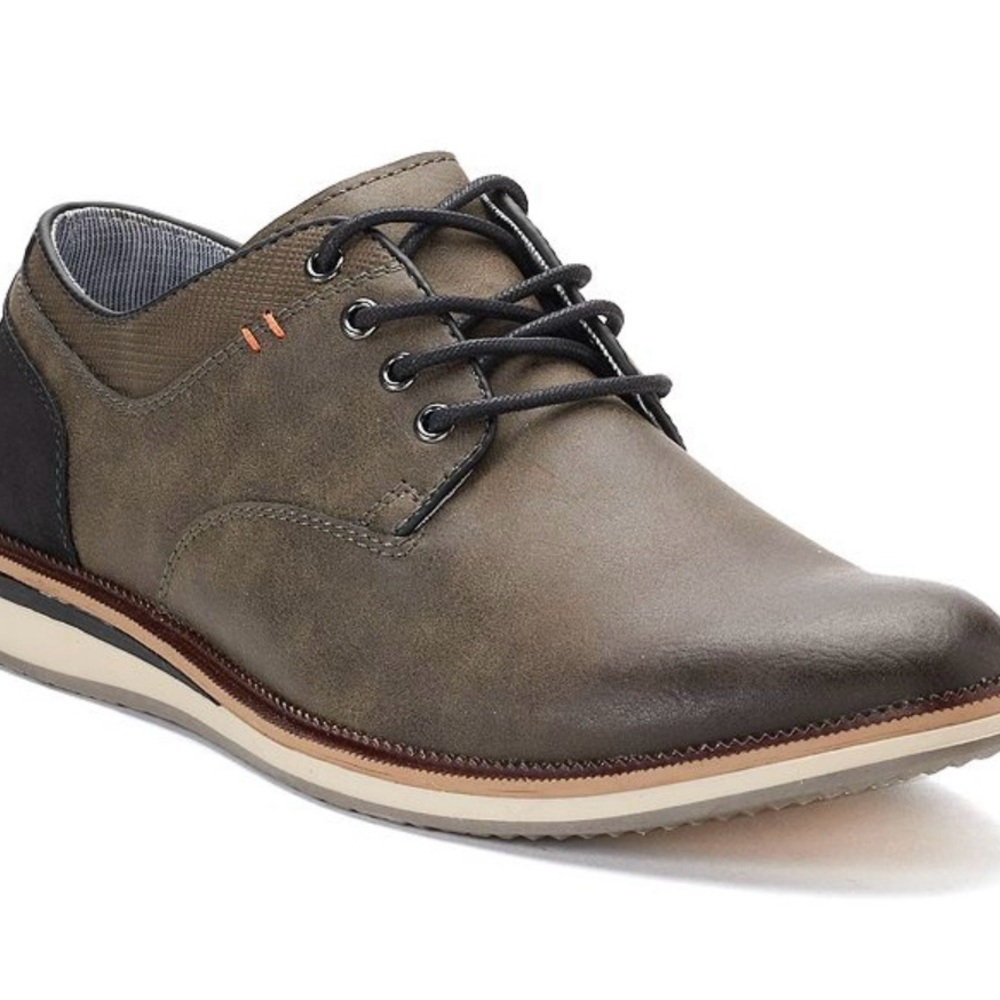 Sonoma Brown and Black Oxfords with Modern Minimalist Design